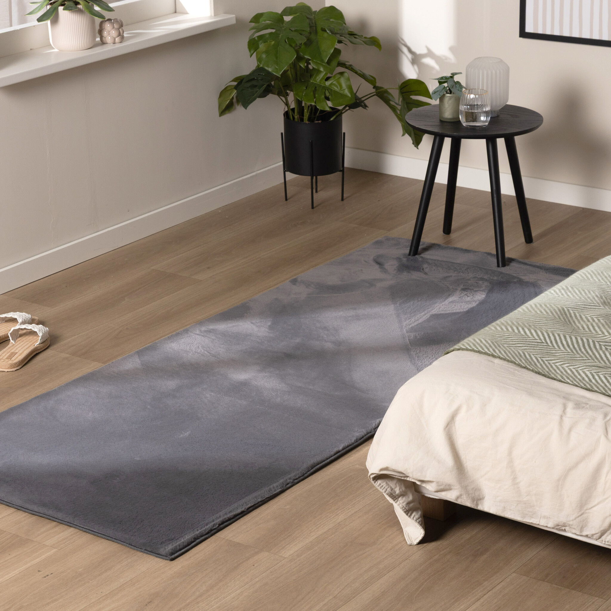 Flauschiger Läufer - Cozy Grün