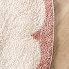 Waschbarer Teppich Rund - Myrre Rosa Weiß - thumbnail 4