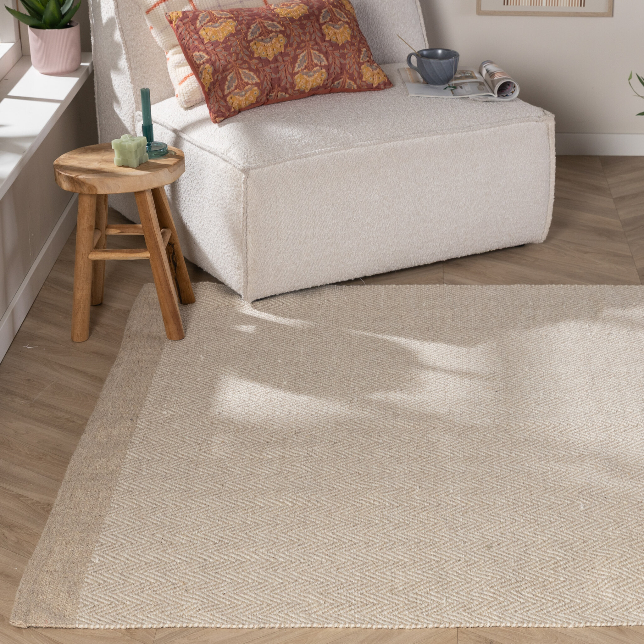 Wollteppich - Zula Beige