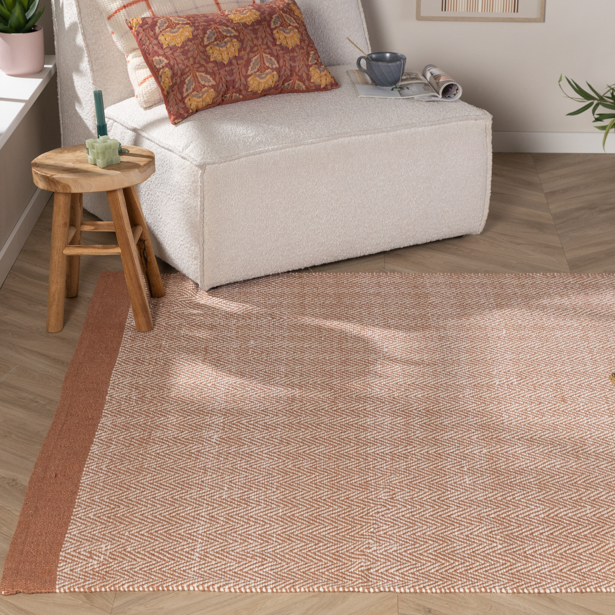 Wollteppich - Zula Terracotta