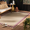 In- & Outdoor Jute Teppich - Mambo Tiles Beige - thumbnail