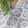 In- & Outdoor Teppich - Rio Flower Hellblau - thumbnail 2