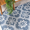In- & Outdoor Teppich - Rio Flower Blau - thumbnail 2