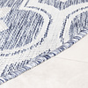 In- & Outdoor Teppich Rund - Rio Flower Hellblau - thumbnail 5
