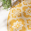 In- & Outdoor Teppich Rund - Rio Flower Gelb - thumbnail 2