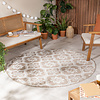 In- & Outdoor Teppich Rund - Rio Flower Beige - thumbnail