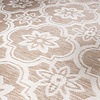 In- & Outdoor Teppich Rund - Rio Flower Beige - thumbnail 2