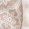 In- & Outdoor Teppich Rund - Rio Flower Beige - thumbnail 3