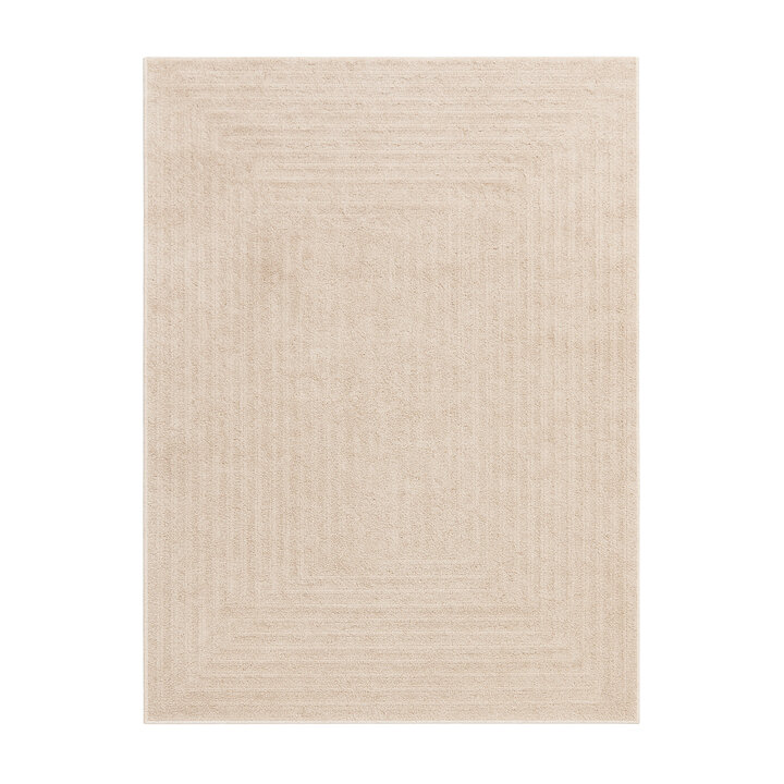 Teppich Skandinavisch - Lova Frames Beige