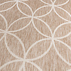 Geometrischer Outdoor Teppich - Faro Ripple Beige - thumbnail 3