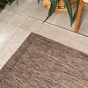 Garten Teppich - Nusa Border Braun Beige - thumbnail 2