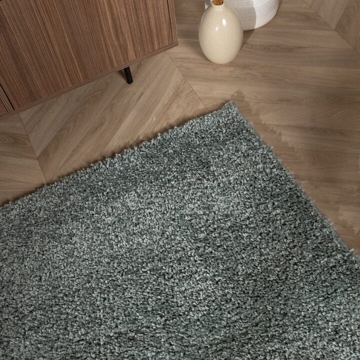 Teppich Hochflor - Wish Blau Grün 