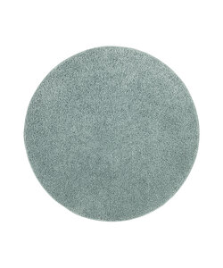 Teppich Hochflor Rund - Wish Blau Grün 