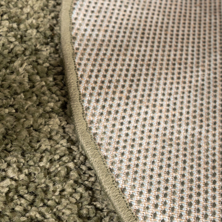 Teppich Hochflor Rund - Wish Grün 