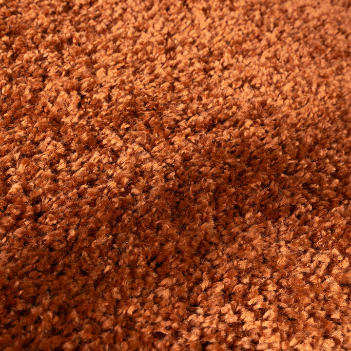 Teppich Hochflor Rund - Wish Terracotta