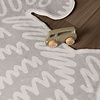Waschbarer Kinderteppich - Raf Croco Grau - thumbnail 2
