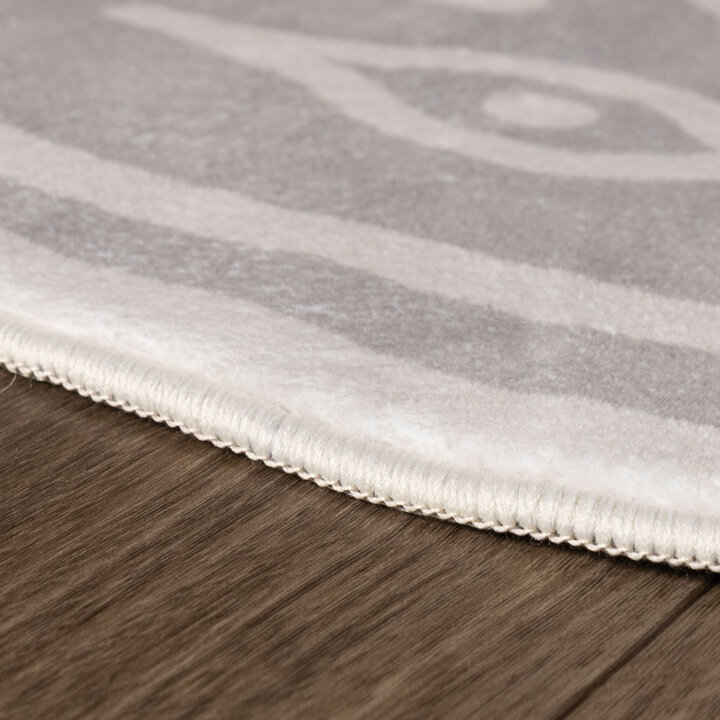 Waschbarer Kinderteppich - Raf Croco Grau