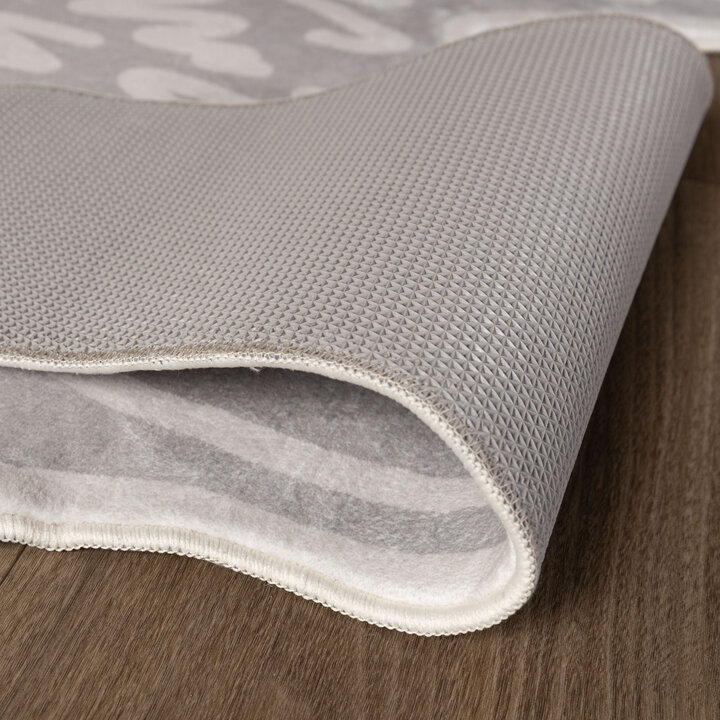 Waschbarer Kinderteppich - Raf Croco Grau