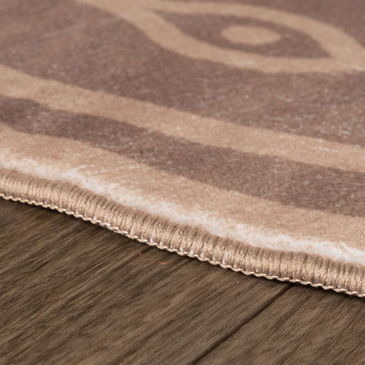 Waschbarer Kinderteppich - Raf Croco Braun