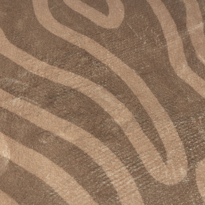 Waschbarer Kinderteppich - Raf Tiger Taupe