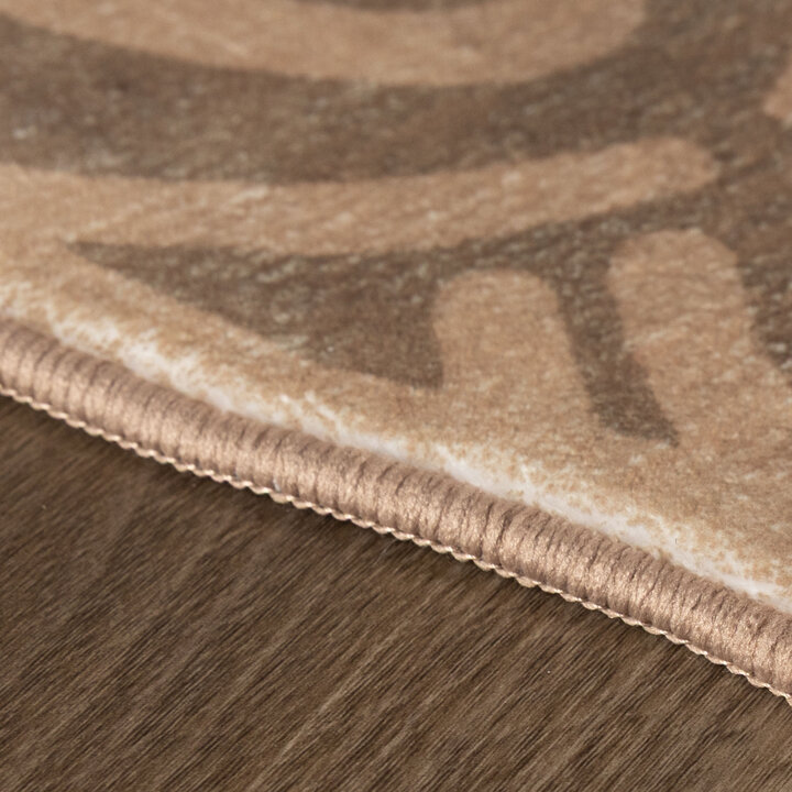 Waschbarer Kinderteppich - Raf Tiger Taupe