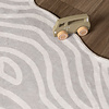 Waschbarer Kinderteppich - Raf Tiger Grau - thumbnail 2