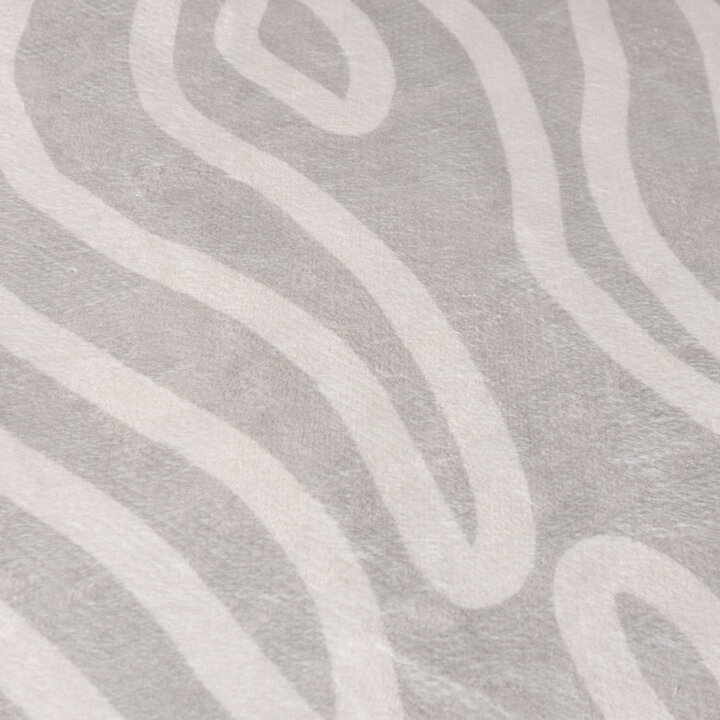 Waschbarer Kinderteppich - Raf Tiger Grau