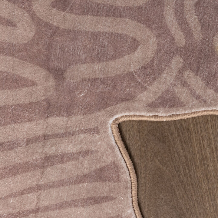 Waschbarer Kinderteppich - Raf Tiger Braun