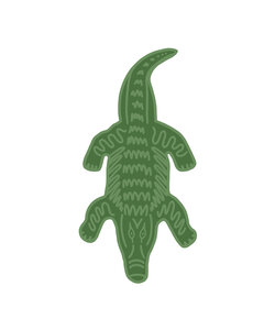 Waschbarer Kinderteppich - Raf Croco Grün