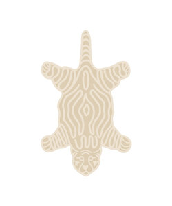 Waschbarer Kinderteppich - Raf Tiger Creme 