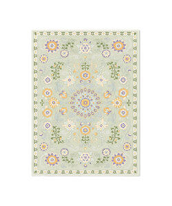 Teppich Vintage - Bibi Medaillon Grün Mint