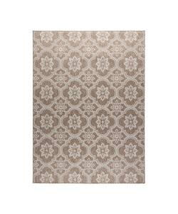 In- & Outdoor Teppich - Rio Flower Beige