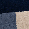 Wollteppich Abstrakt - Jules Creme Blau - thumbnail 3