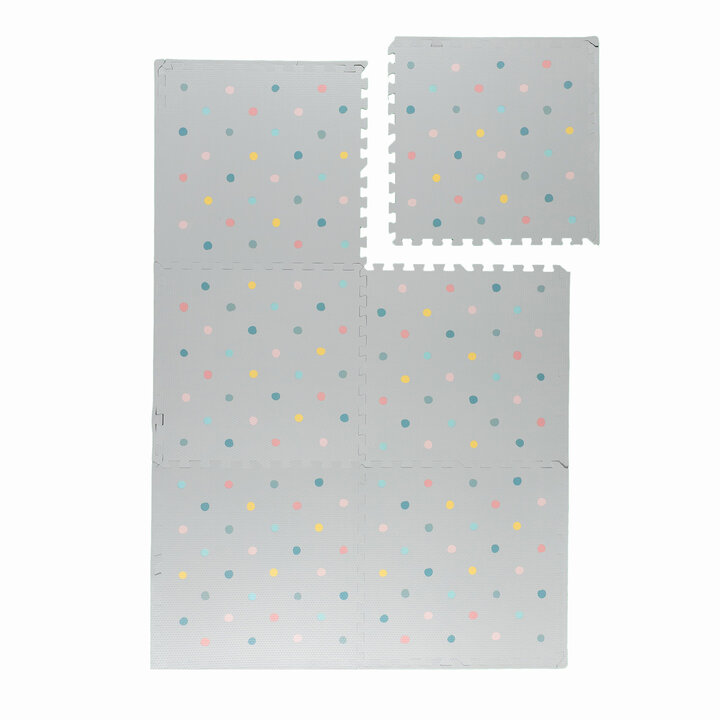 Puzzlematte - Alfie Dots Hellgrau