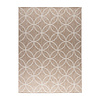 Geometrischer Outdoor Teppich - Faro Ripple Beige - thumbnail 1