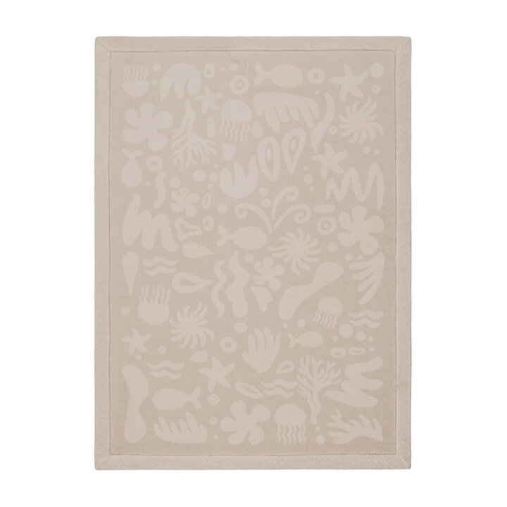 Waschbare Spielmatte Baby - Flo Beige