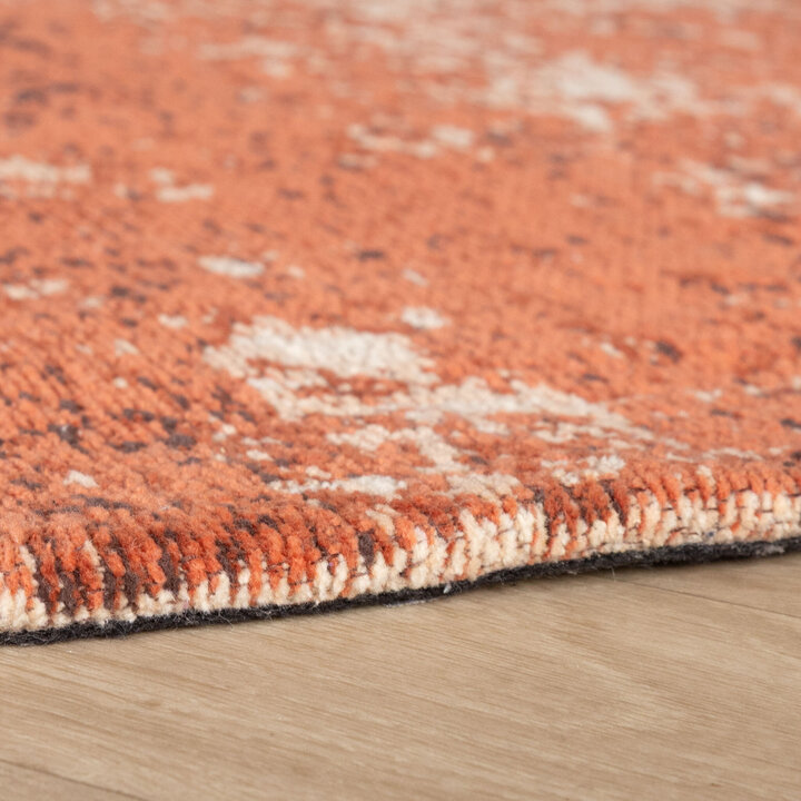 Teppich Abstrakt Rund - Candice Terracotta