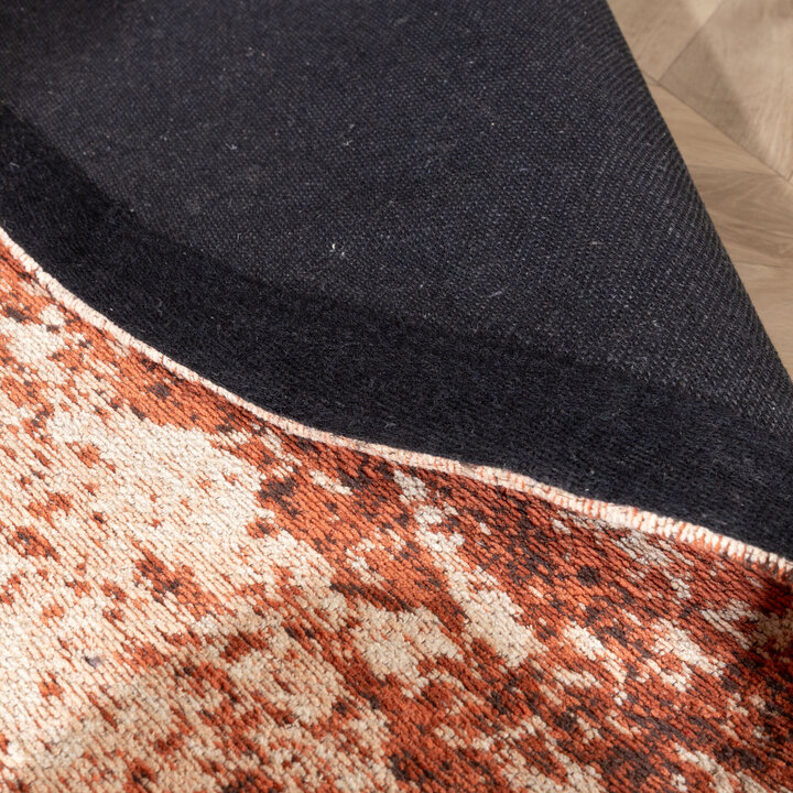 Teppich Abstrakt Rund - Candice Terracotta