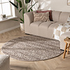 Wollteppich Rund - Feline Braun Meliert - thumbnail