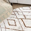 Hochflor Teppich Rund - Blend Diamond Creme Bunt - thumbnail 2