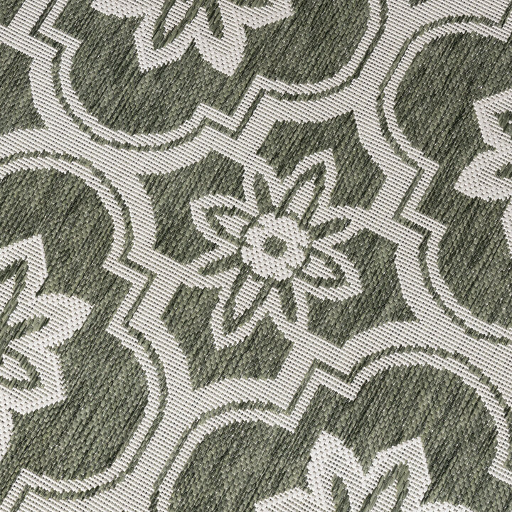 In- & Outdoor Teppich - Rio Flower Grün