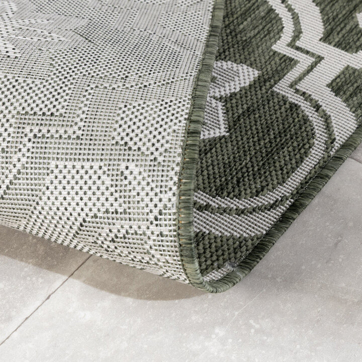 In- & Outdoor Teppich - Rio Flower Grün