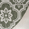 In- & Outdoor Teppich Rund - Rio Flower Grün - thumbnail 3