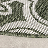 In- & Outdoor Teppich Rund - Rio Flower Grün - thumbnail 4