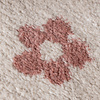Waschbarer Kinderteppich Rund - Moos Flower Rosa - thumbnail 3