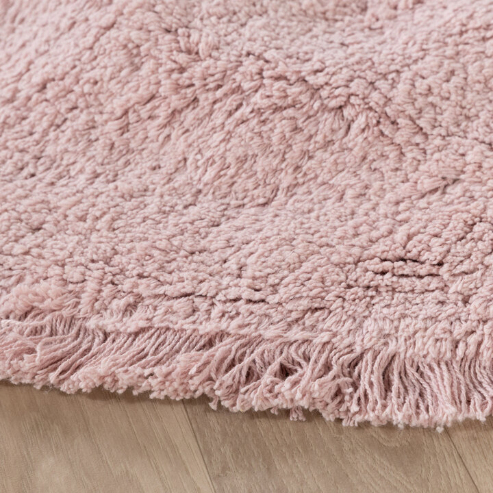 Teppich Kinderzimmer Rund - Lou Dots Lila