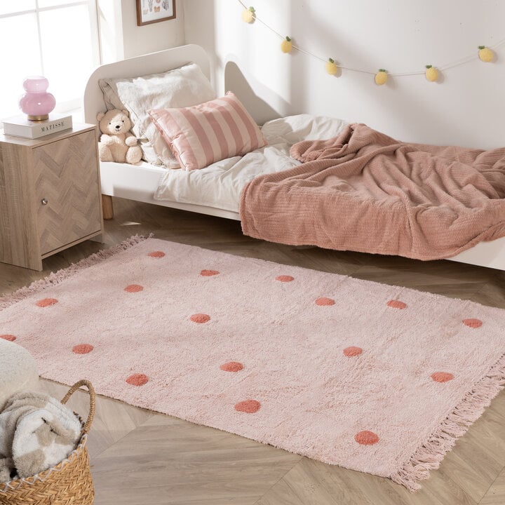 Teppich Kinderzimmer - Lou Dots Rosa