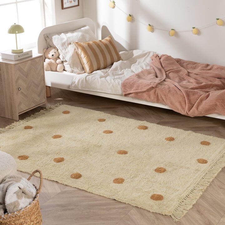 Teppich Kinderzimmer - Lou Dots Gelb