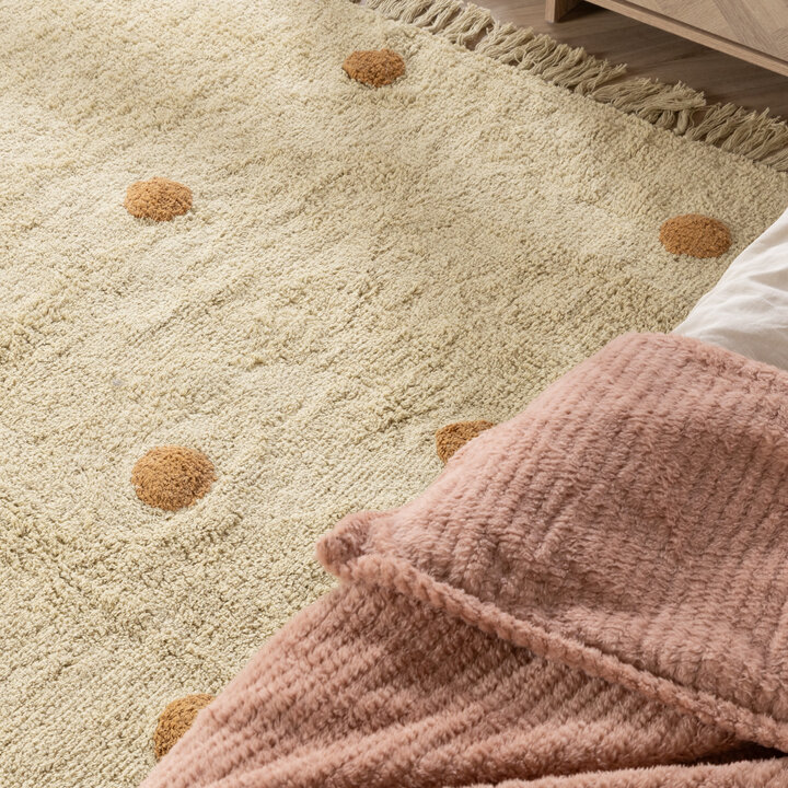 Teppich Kinderzimmer - Lou Dots Gelb