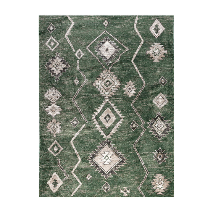 Berberteppich - Blend Aztec Grün